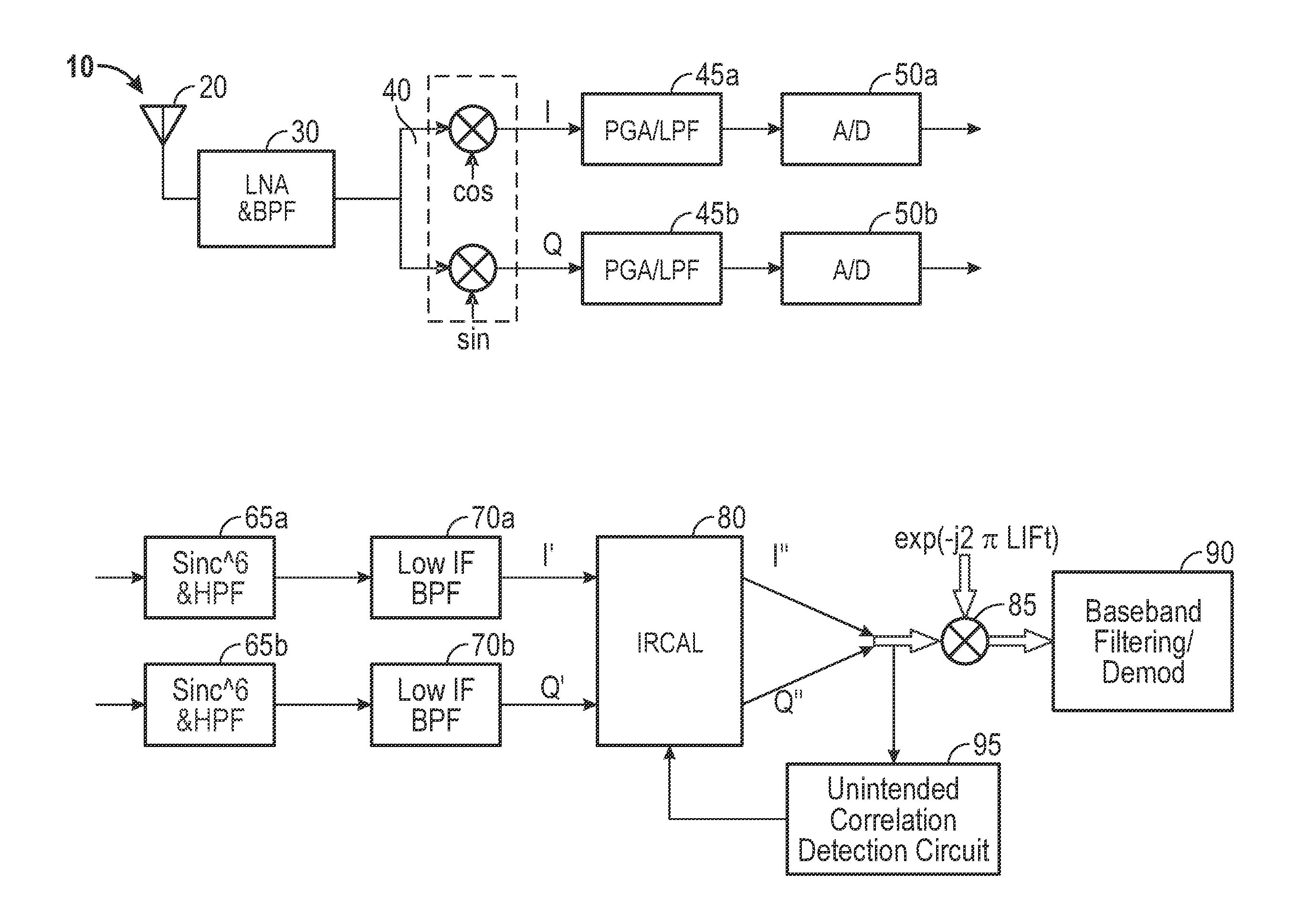 Performing Image Rejection On Bandpass Signals