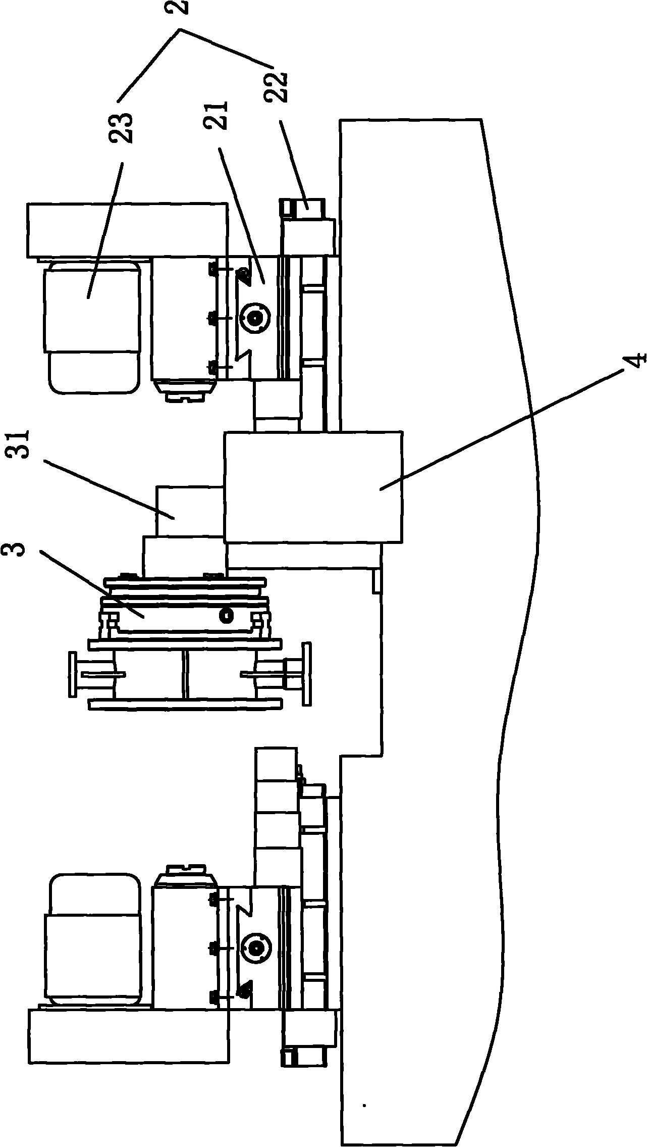 Flange drilling center