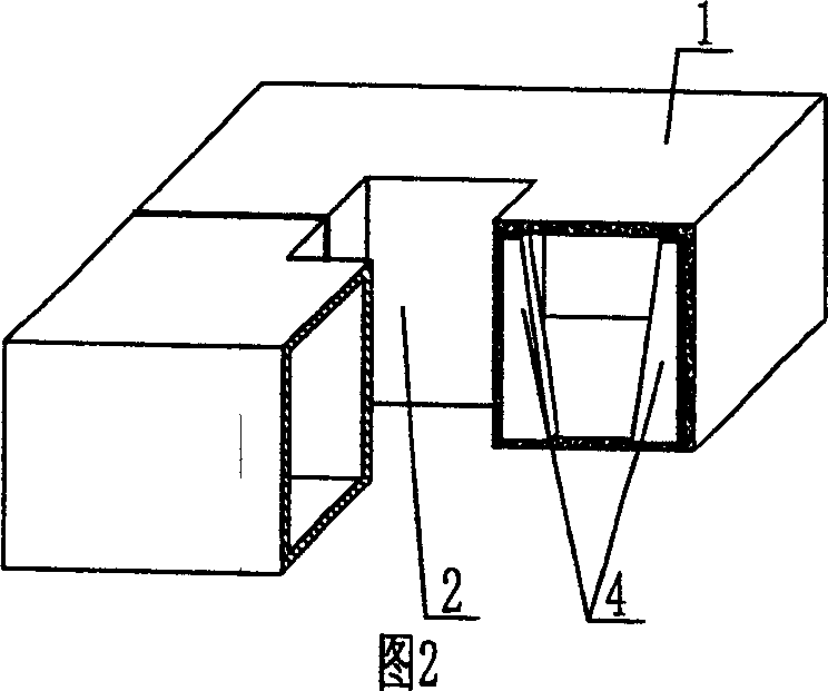 Light permanent form for concrete filling