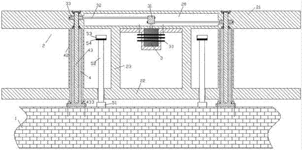 A liftable municipal bridge guardrail device