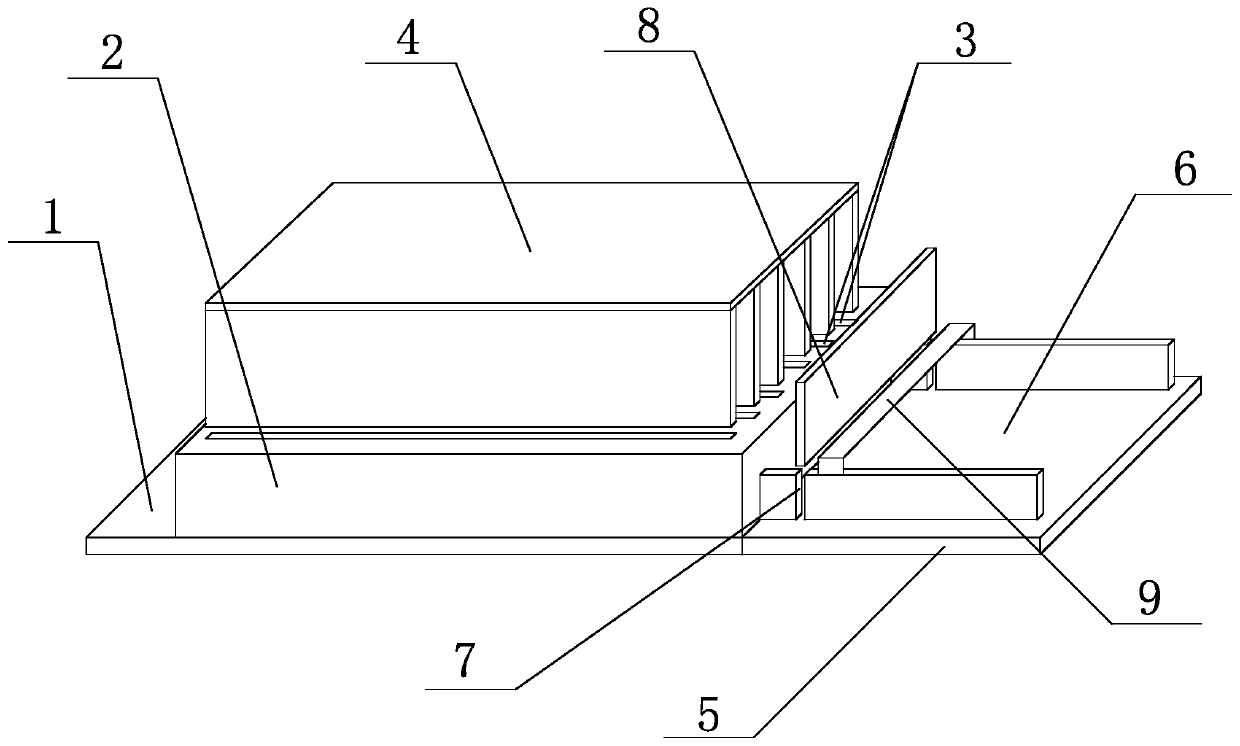 Meat cutting equipment that can prevent meat from sticking to the knife