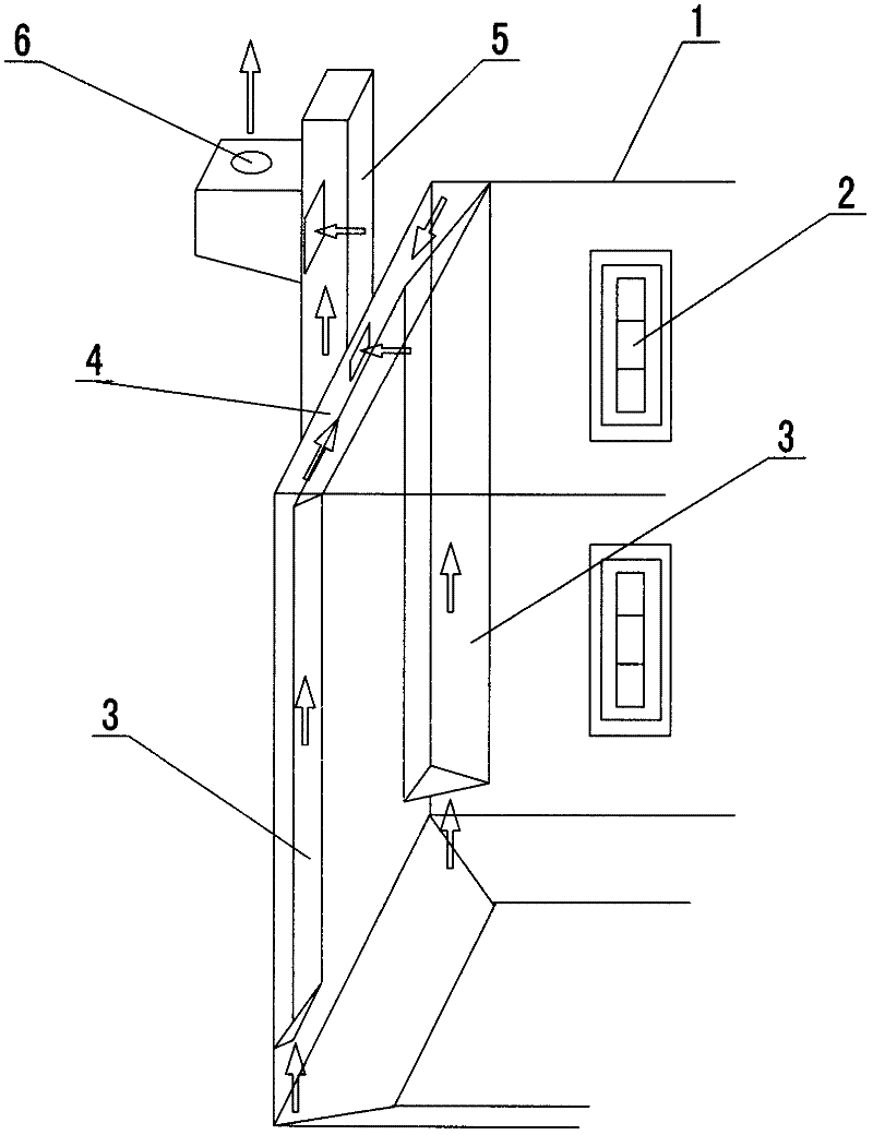 Air outlet structure of shot blasting machine