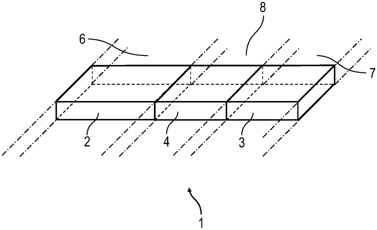 Production method for a resistor, resistor and corresponding production installation