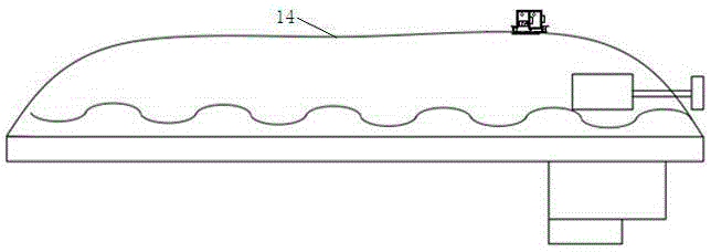 Application method for cutting hole in airtight chamber of upturned ship