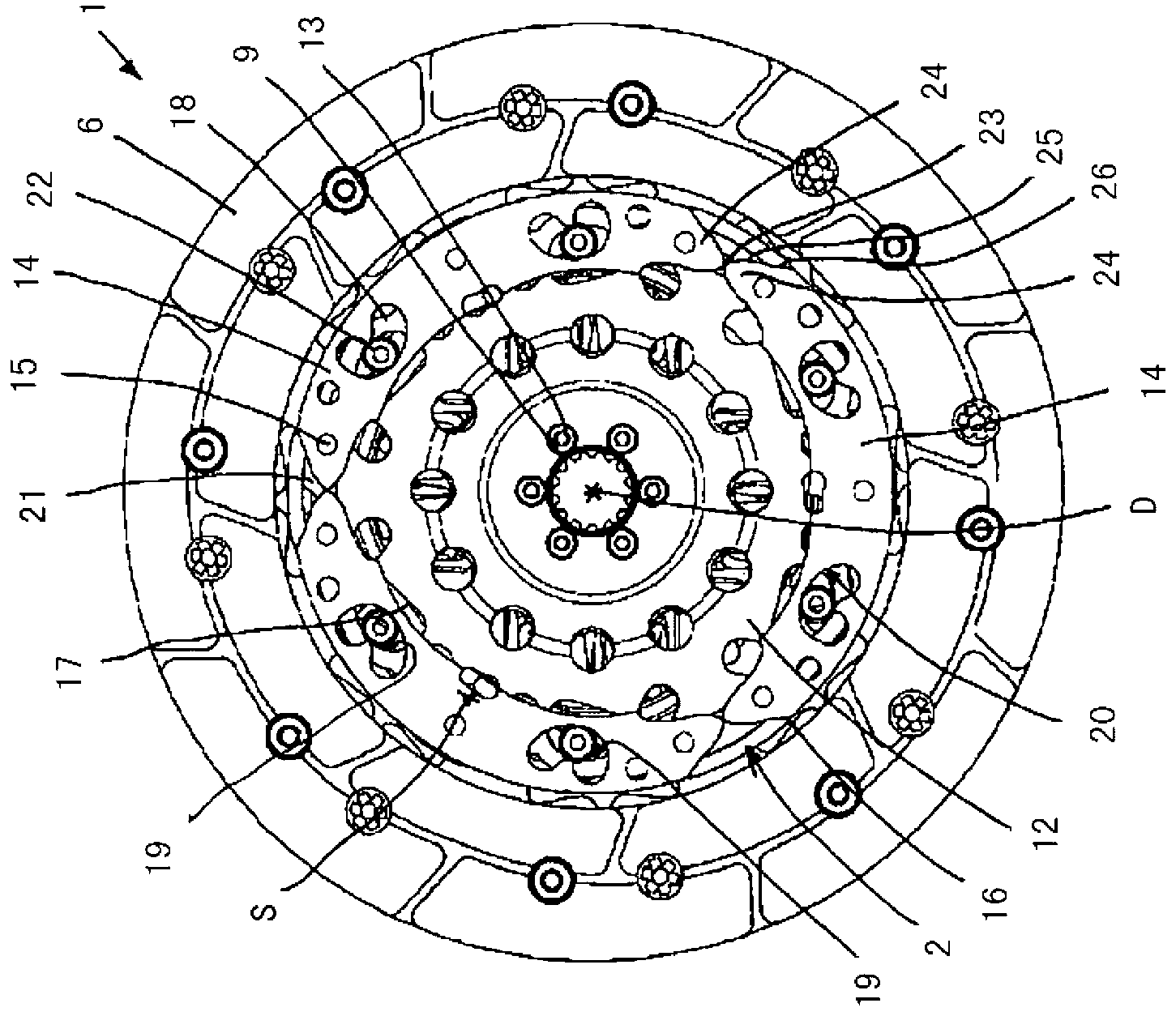 Centrifugal force pendulum and clutch disc having the same