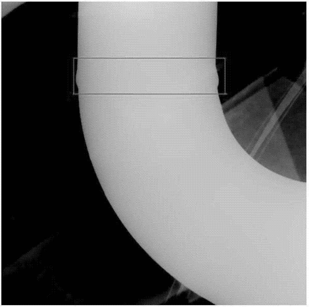 Method for positioning weld of heat insulation pressure-carrying pipeline based on X-ray digital imaging detection