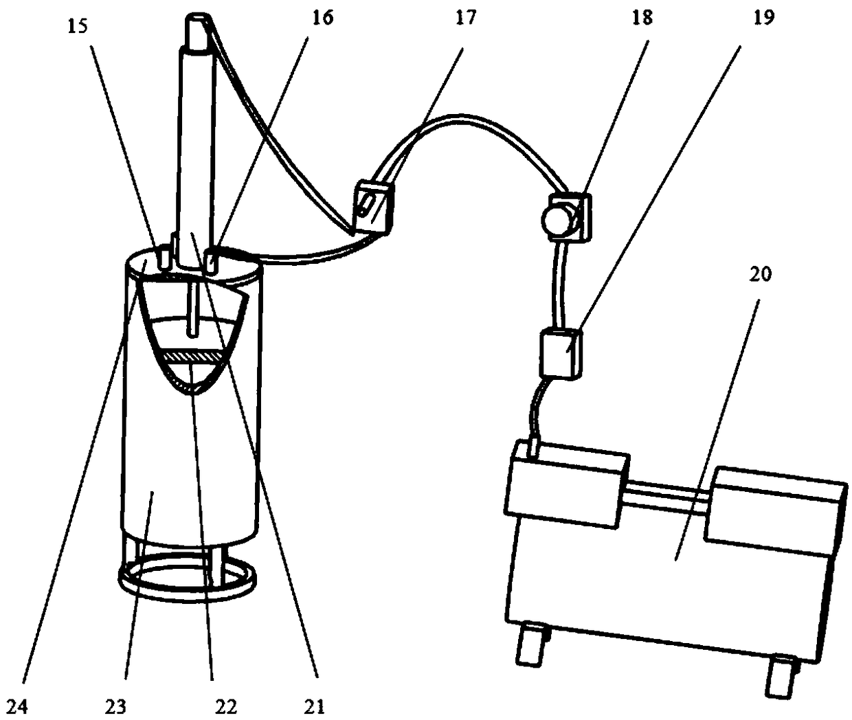 Novel ceramic forming device based on 3D printing technology