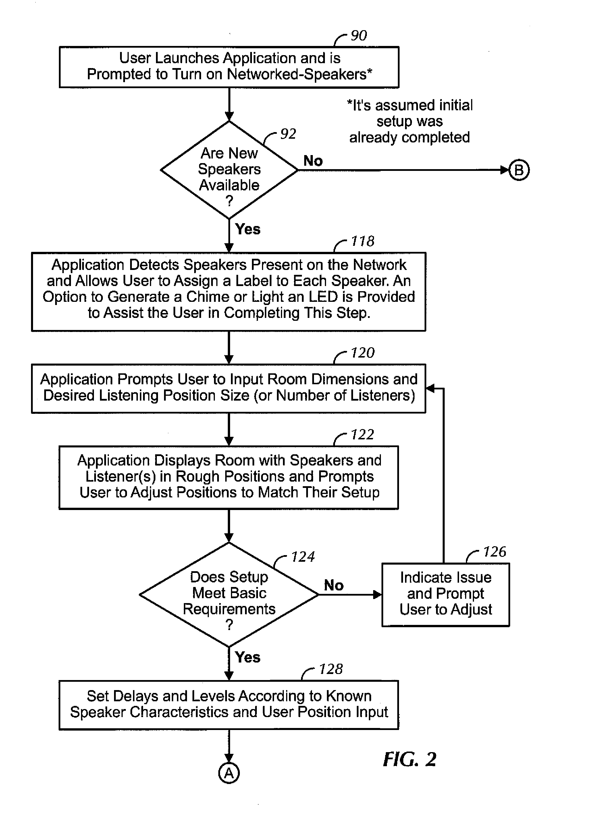 Distributed wireless speaker system with automatic configuration determination when new speakers are added