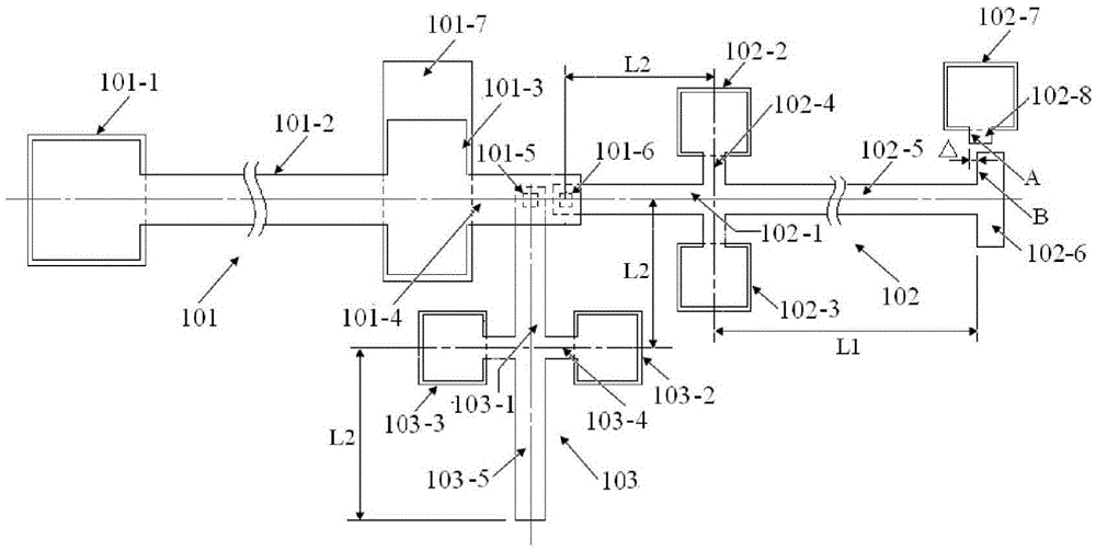 Measuring Structure and Method for Poisson's Ratio of Thin Film Material