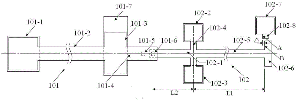 Measuring Structure and Method for Poisson's Ratio of Thin Film Material