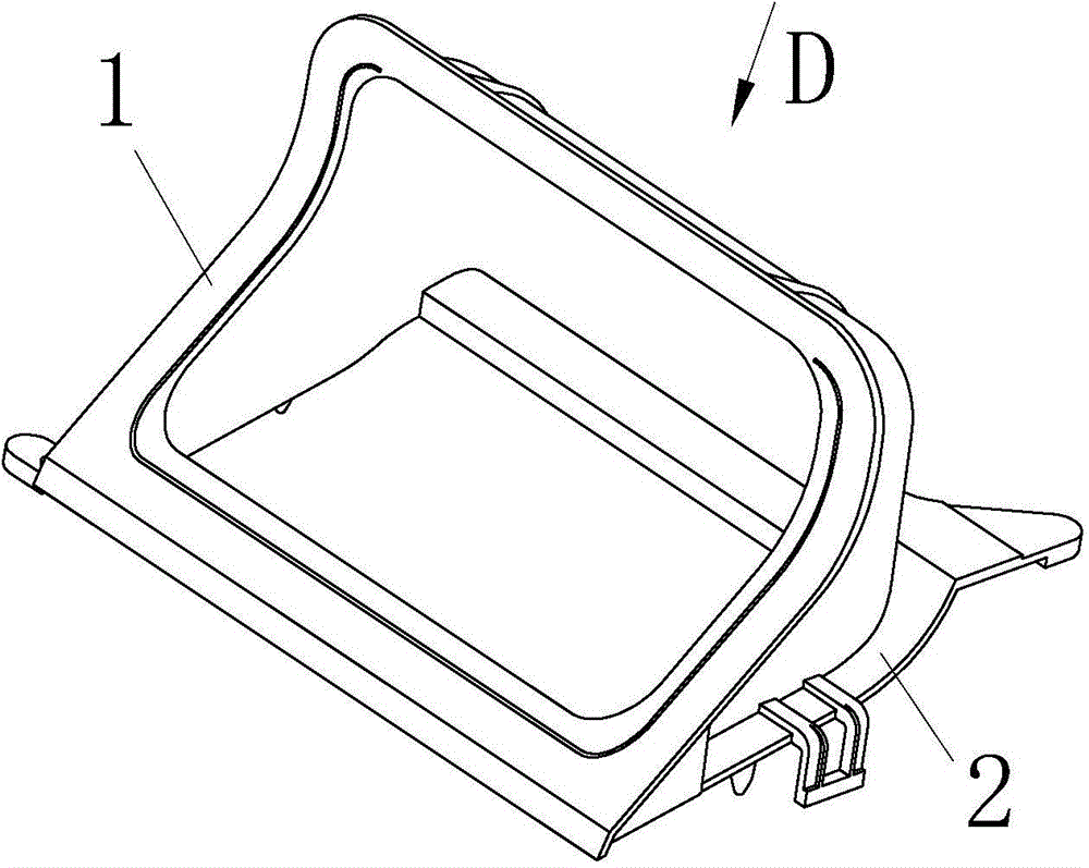 Front steam assembly of automobile air conditioner system