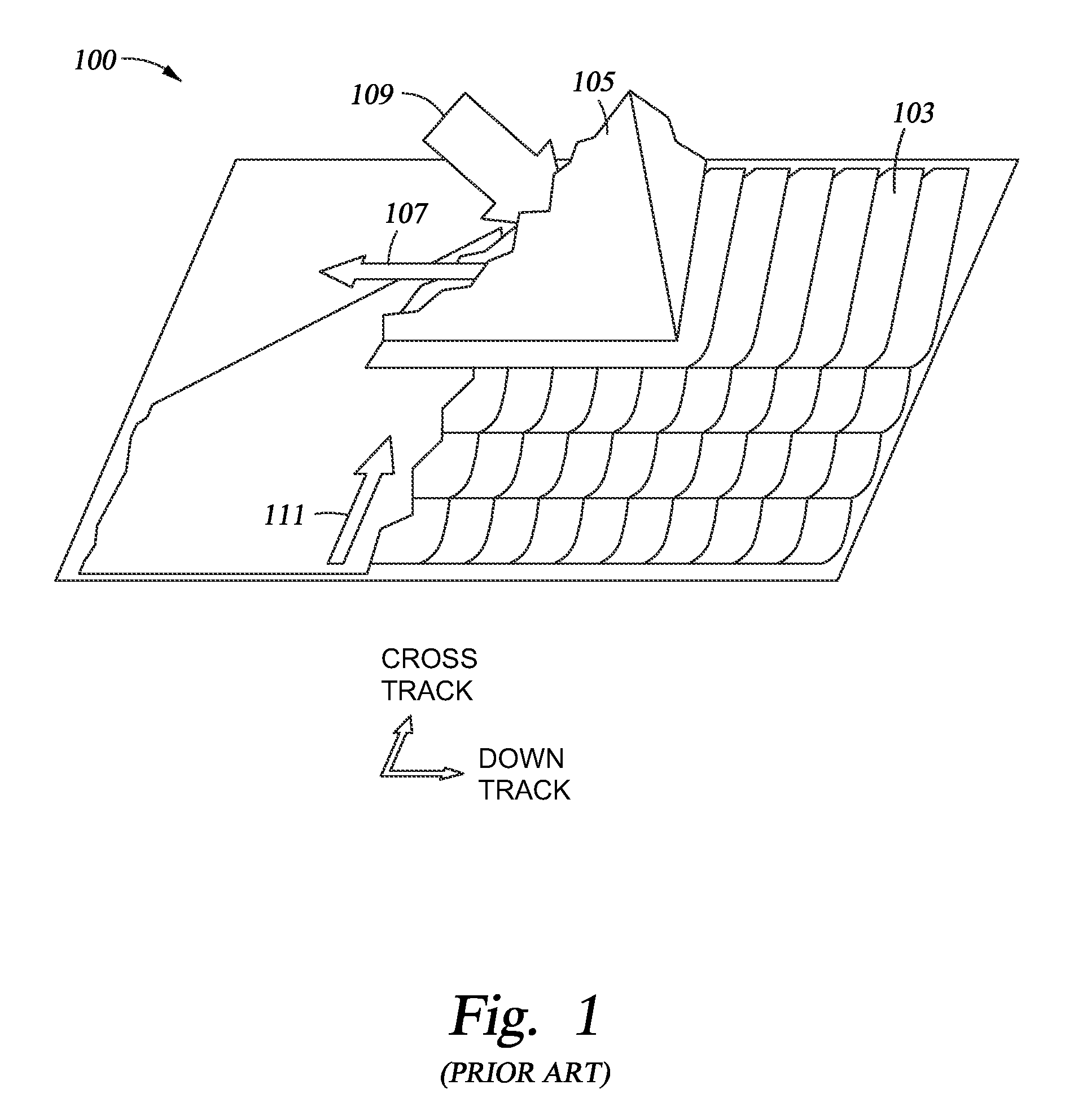 Asymmetric MAMR head with self-aligned spin torque oscillator along flare edge for shingled magnetic recording