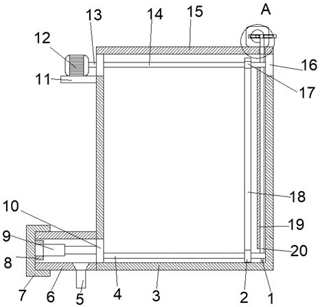 Sewage treatment equipment with grid mechanism