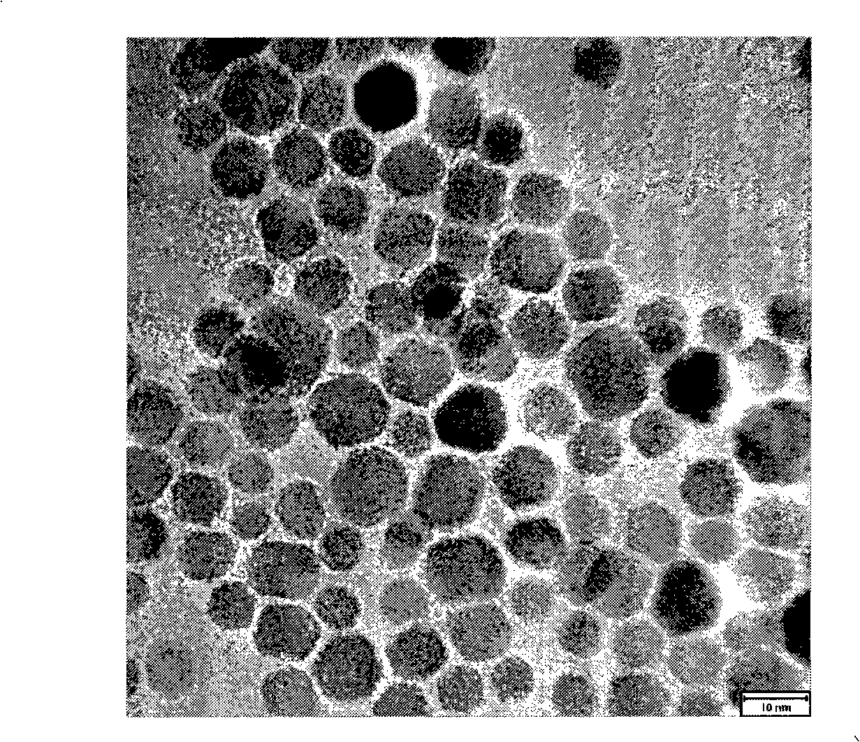 Preparation and separation method of monodisperse amorphous state nickel nano particle