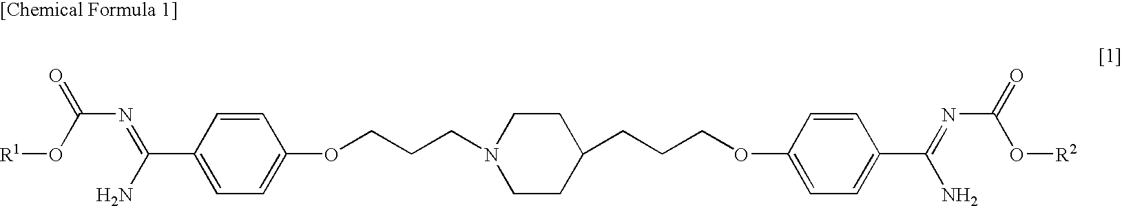 Pharmaceutical composition comprising phenylamidine derivative and method of using the pharmaceutical composition in combination with antifungal agent