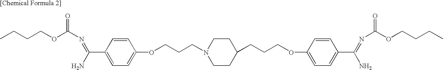 Pharmaceutical composition comprising phenylamidine derivative and method of using the pharmaceutical composition in combination with antifungal agent