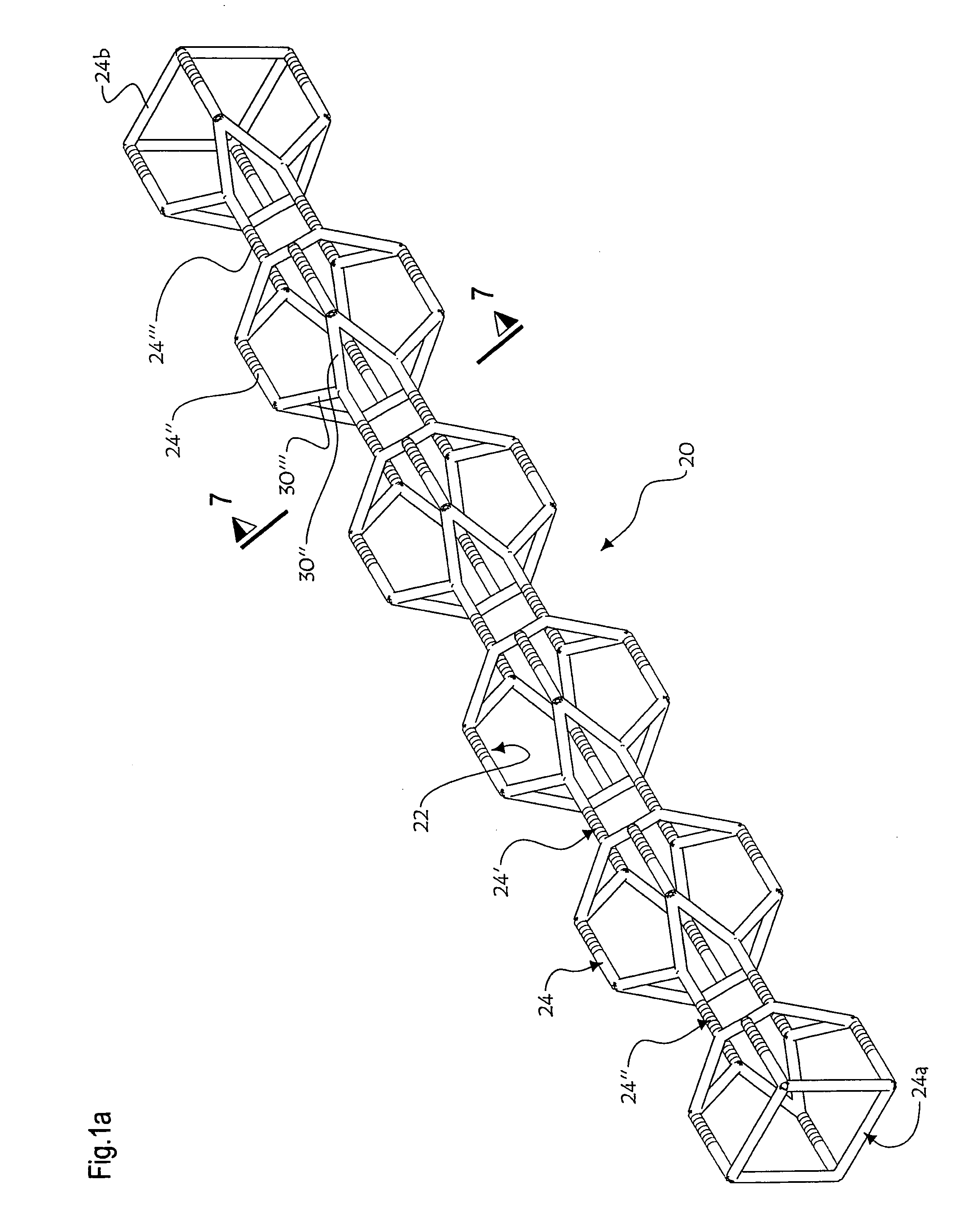 Magnetically induced radial expansion vascular stent