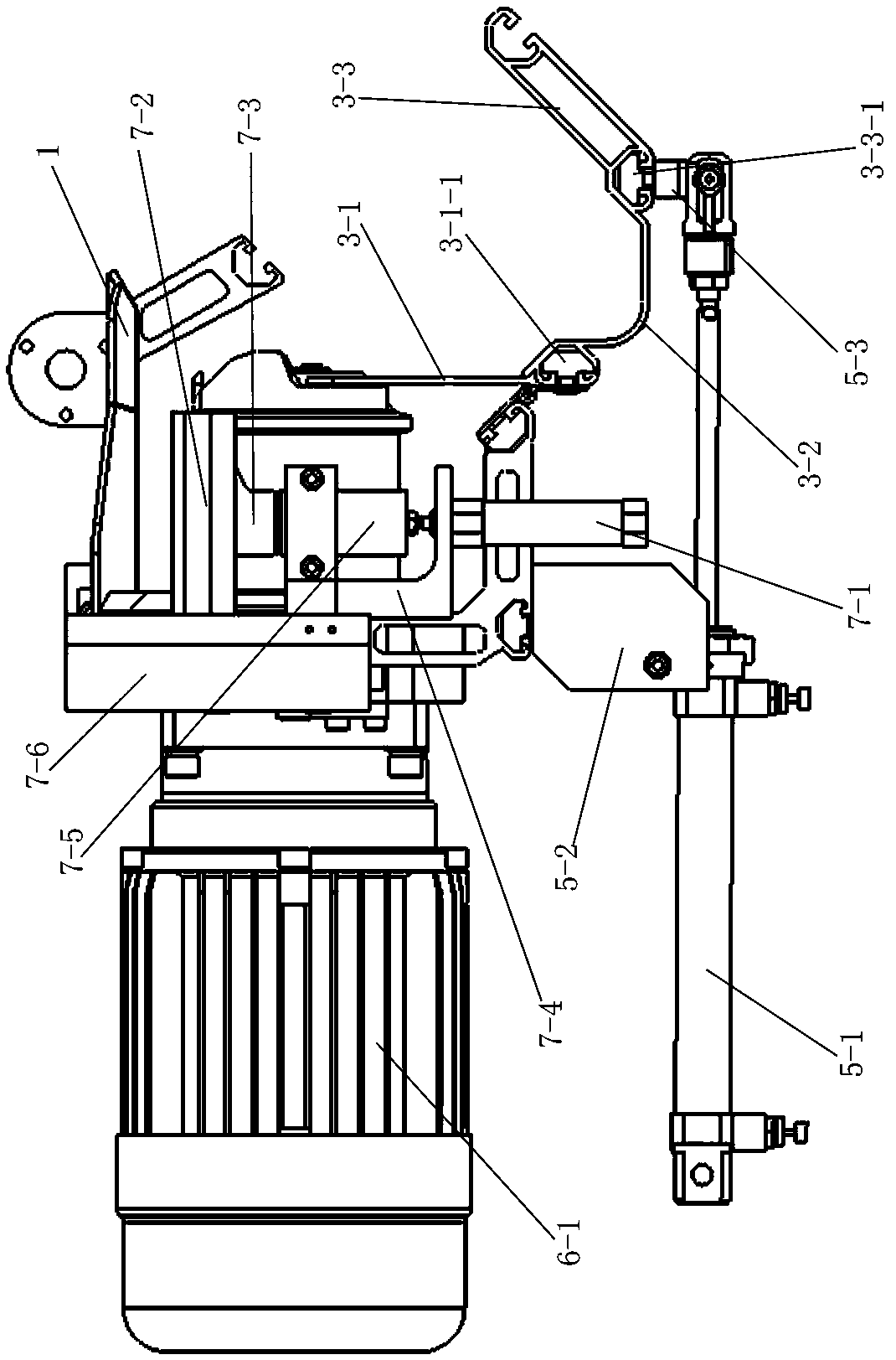 Cable collecting device