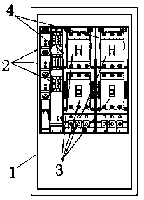 Ring network cabinet multi-breaker structure of urban 10KV distribution network