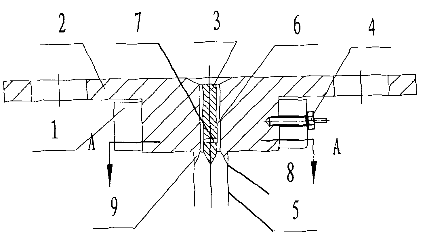 Multi-row electrostatic spinning spray head