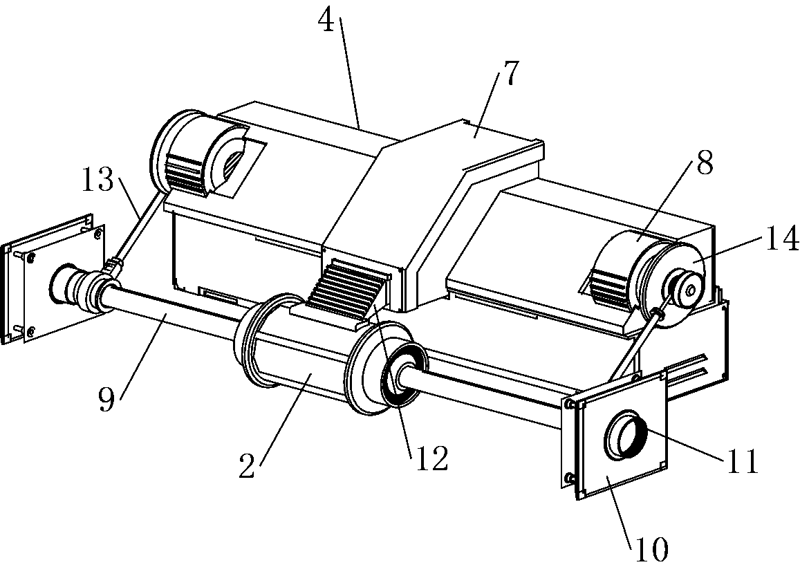 Sheath blowing machine