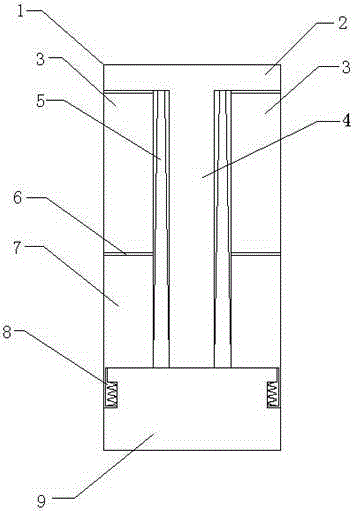 Brake block assembly used on brake and automatic detection system of brake block assembly