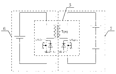 Intelligent balance device of power batteries of electric vehicle