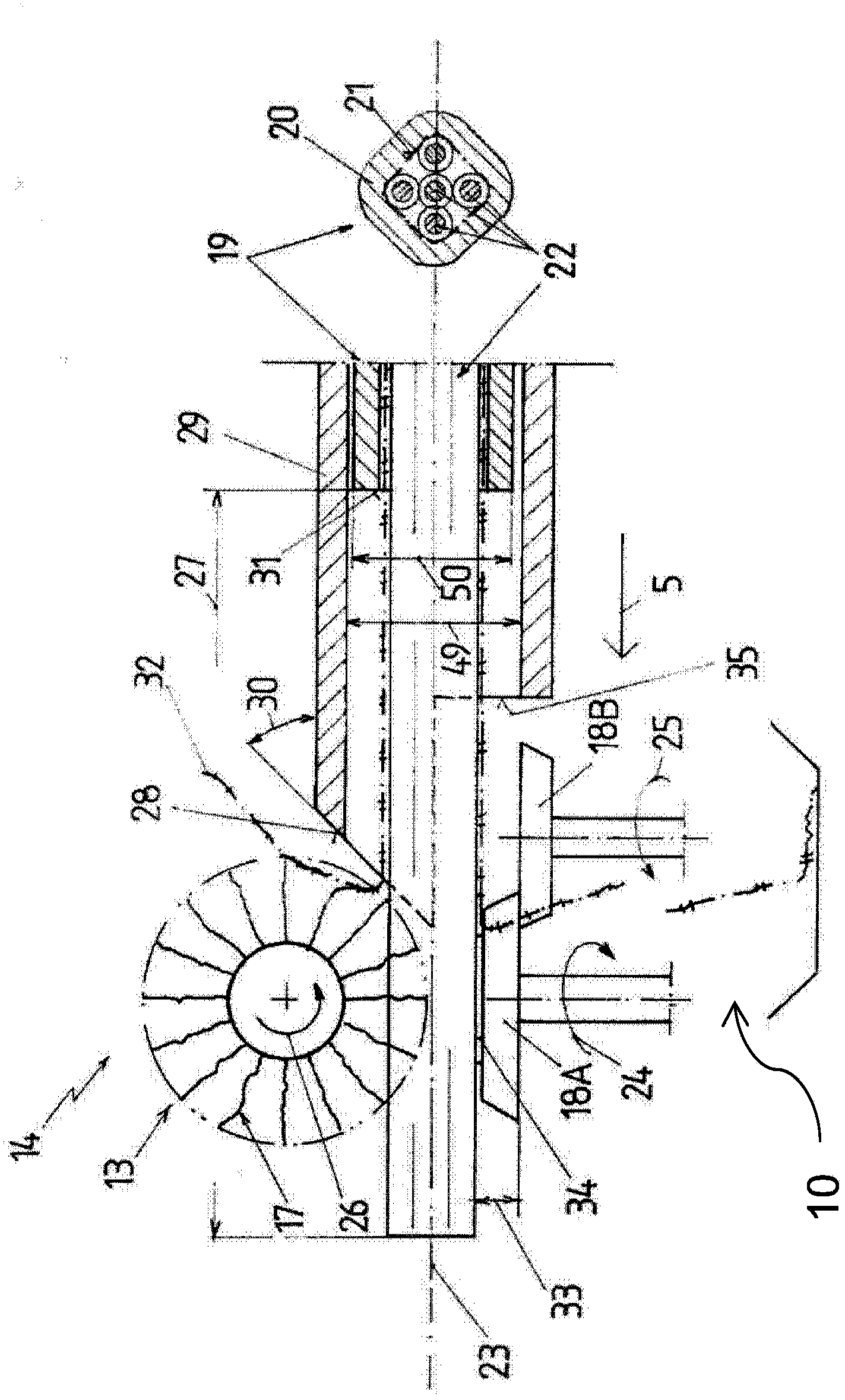 Method and device for removing a screen from a cable