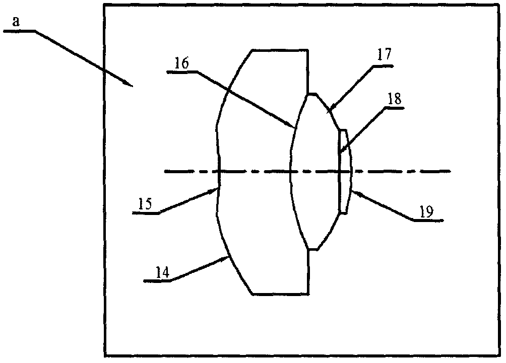 Long-focus type panoramic annular imaging lens