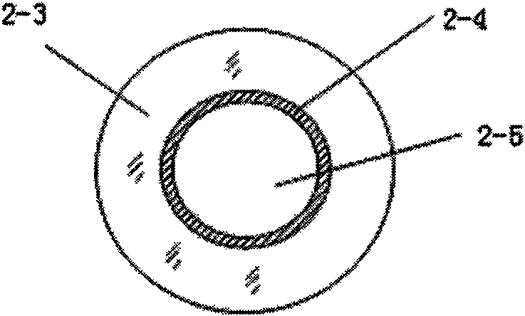 Capillary pipe optical fibre and standard optical fibre connecting method