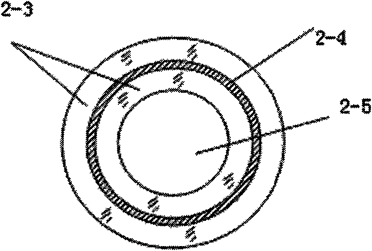 Capillary pipe optical fibre and standard optical fibre connecting method