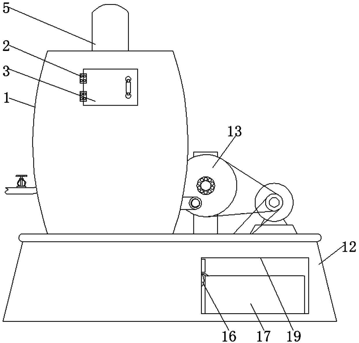 Flattening equipment for zip-top can waste recycling and capable of cleaning away waste liquid