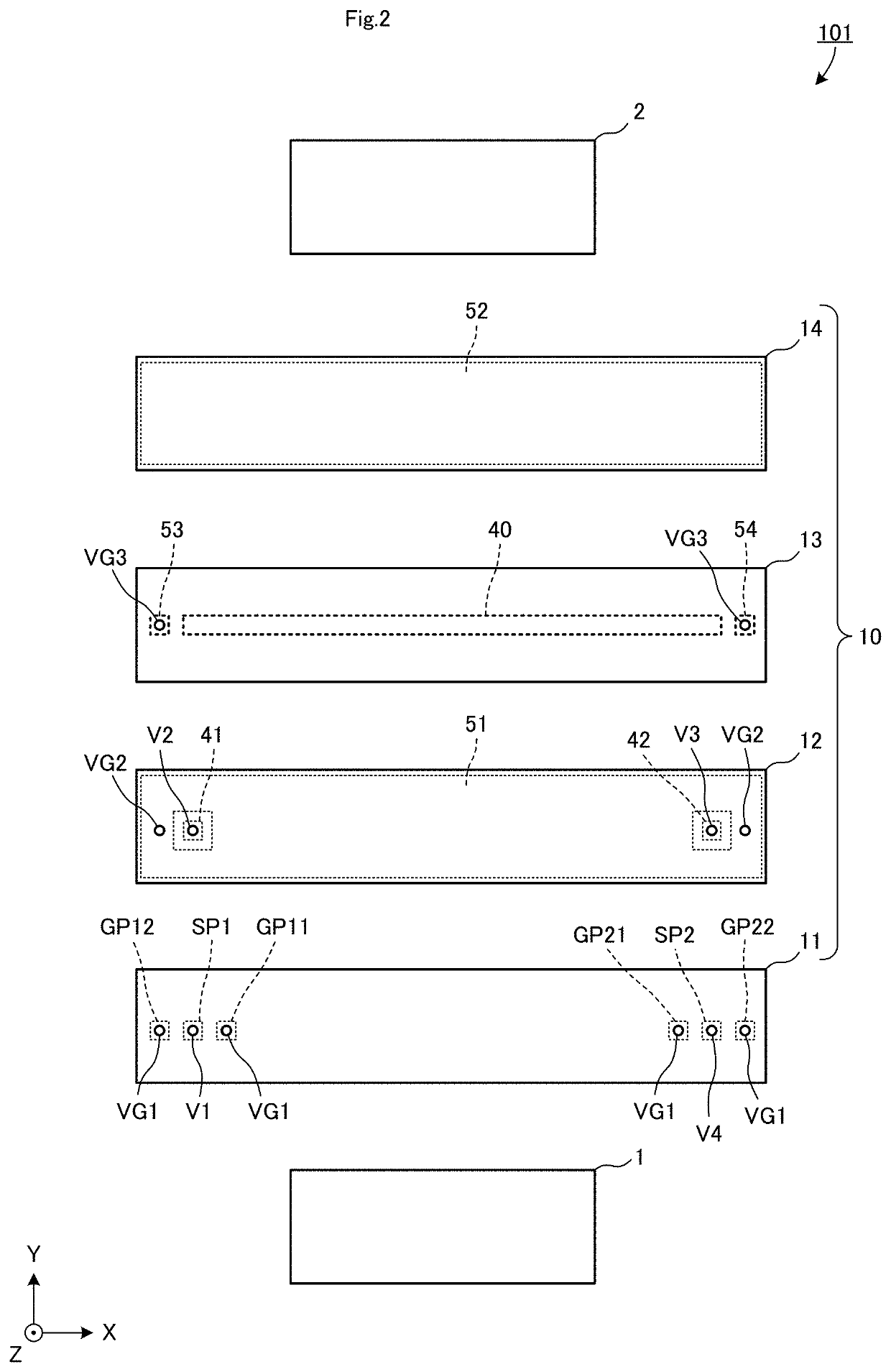 Multilayer resin substrate and method of manufacturing multilayer resin substrate