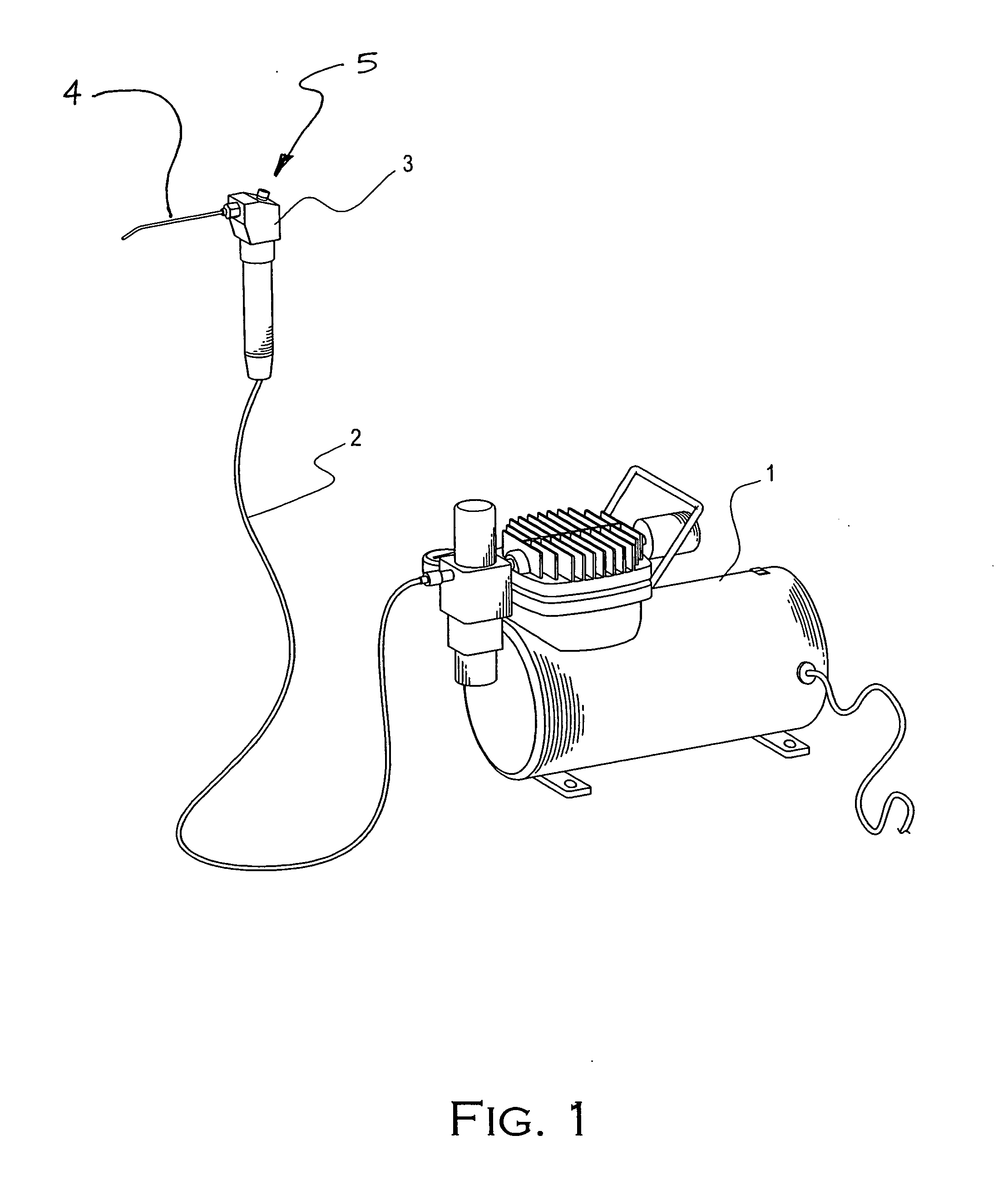 Pneumatic dental care device