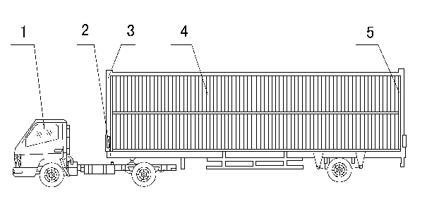 Crop straw transport carriage