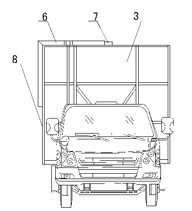 Crop straw transport carriage