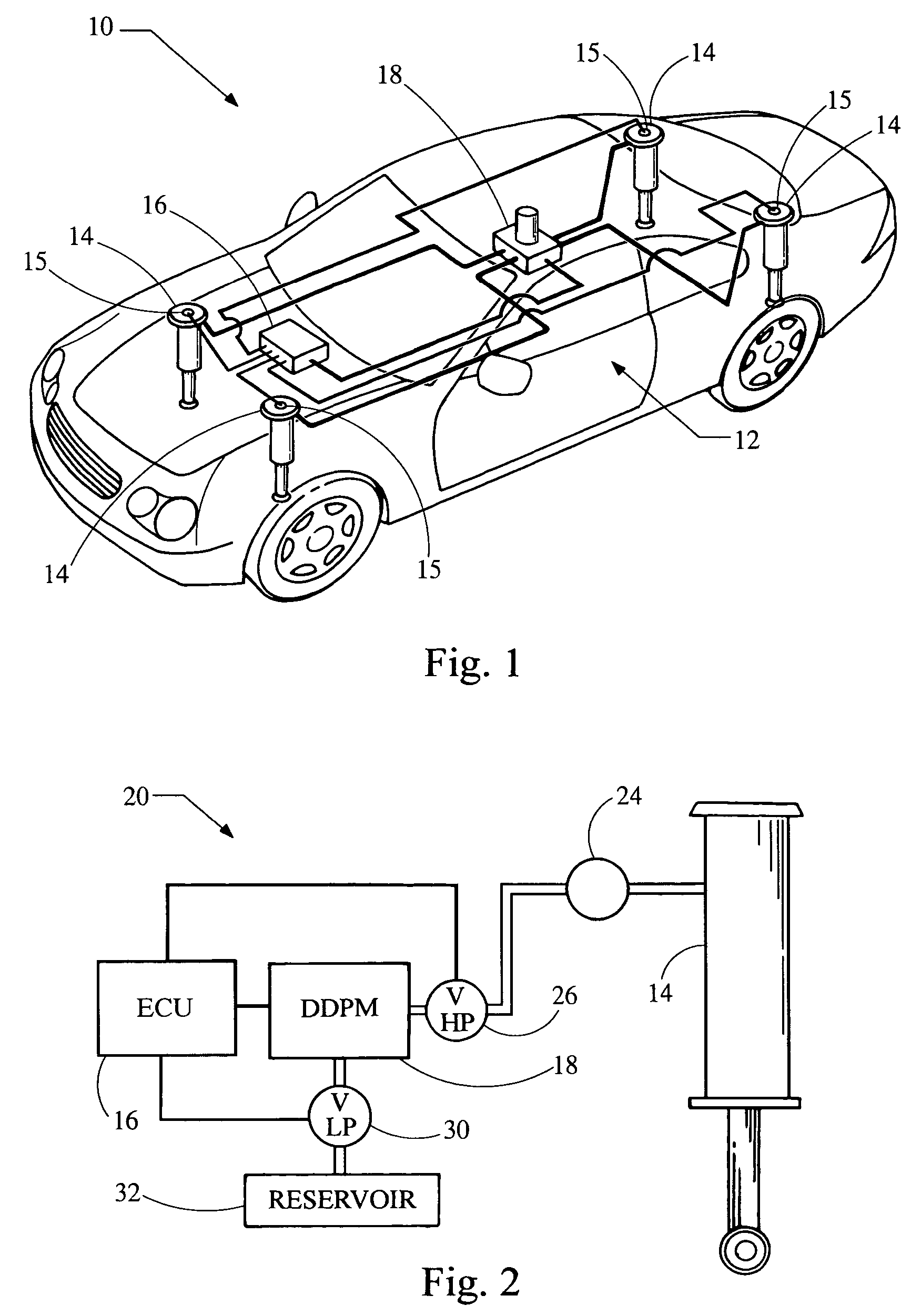 Transmissibility shaping control for active vehicle suspension systems