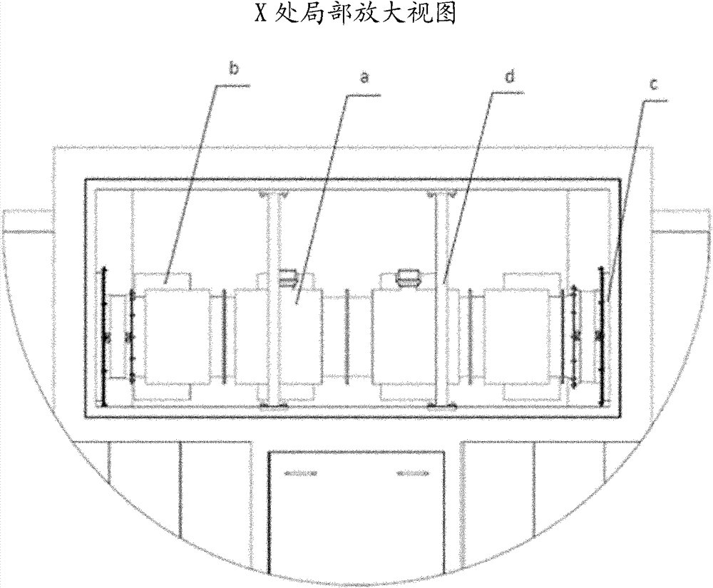 Air duct system of reliability test bed for drive line of high-speed motor train unit