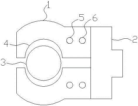 Cooling device in the heat sleeve process of shaft parts