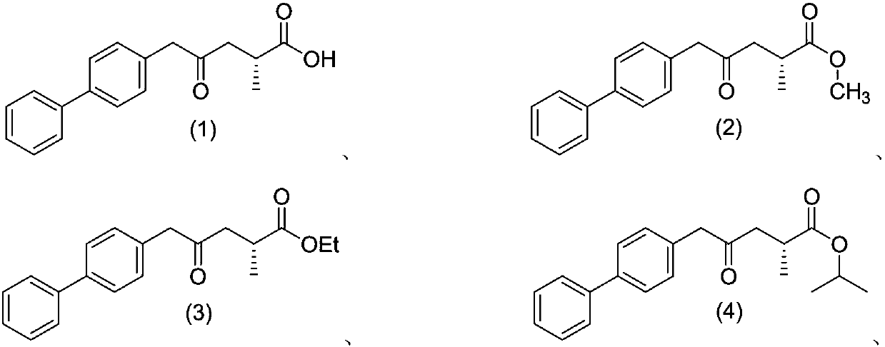 Sacubitril intermediate and preparation method thereof