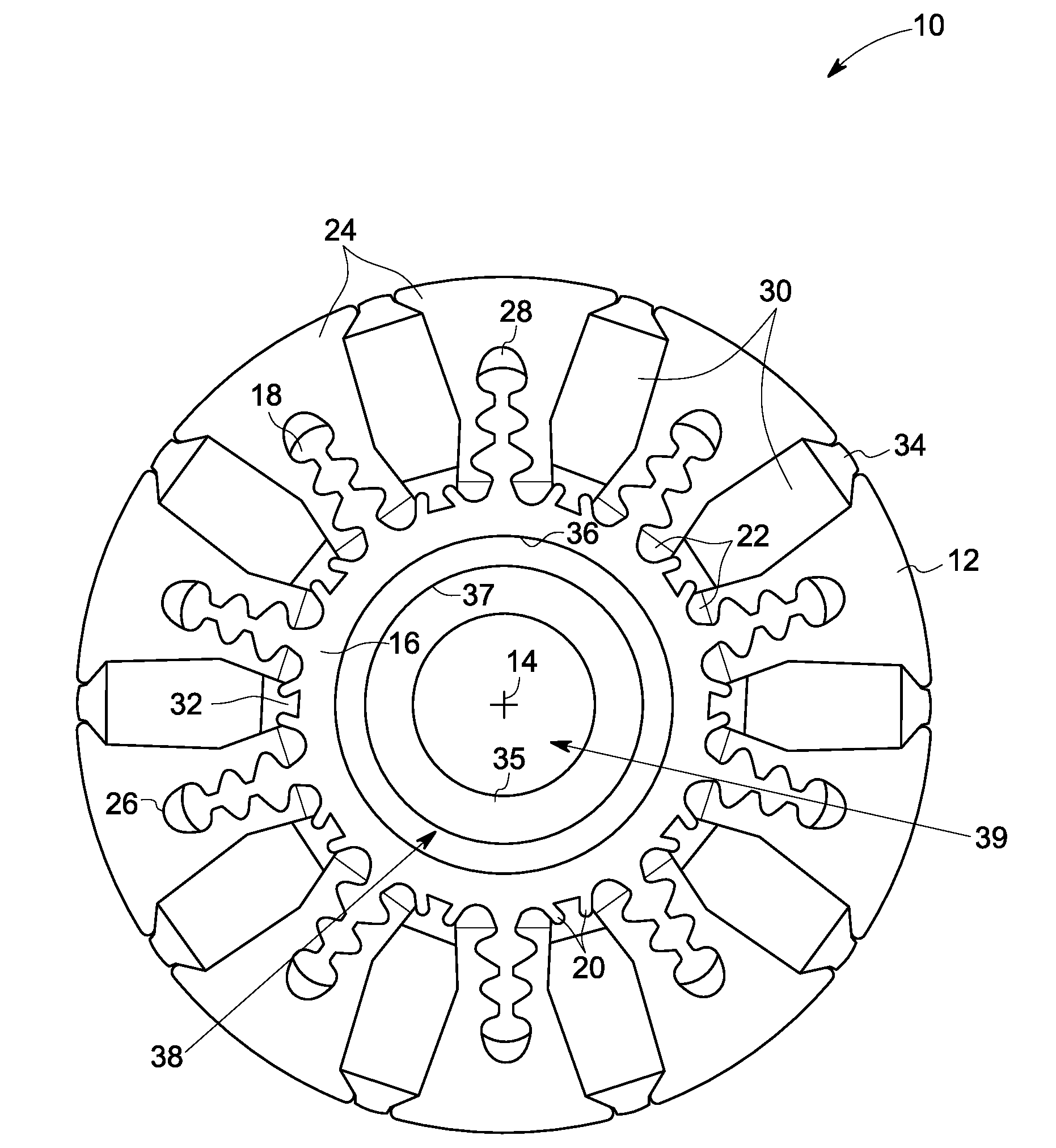 High speed internal permanent magnet machine