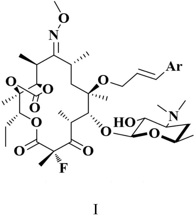 A kind of erythromycin derivative and preparation method thereof