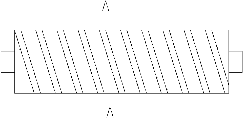 Auxiliary standing device on hollow composite flat plate production line