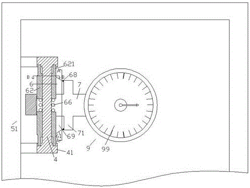 Power electrical cabinet with angle-adjustable instrument panel