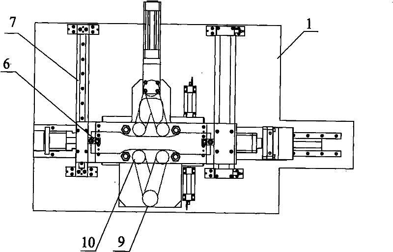 Sample automatic centering size measurement device