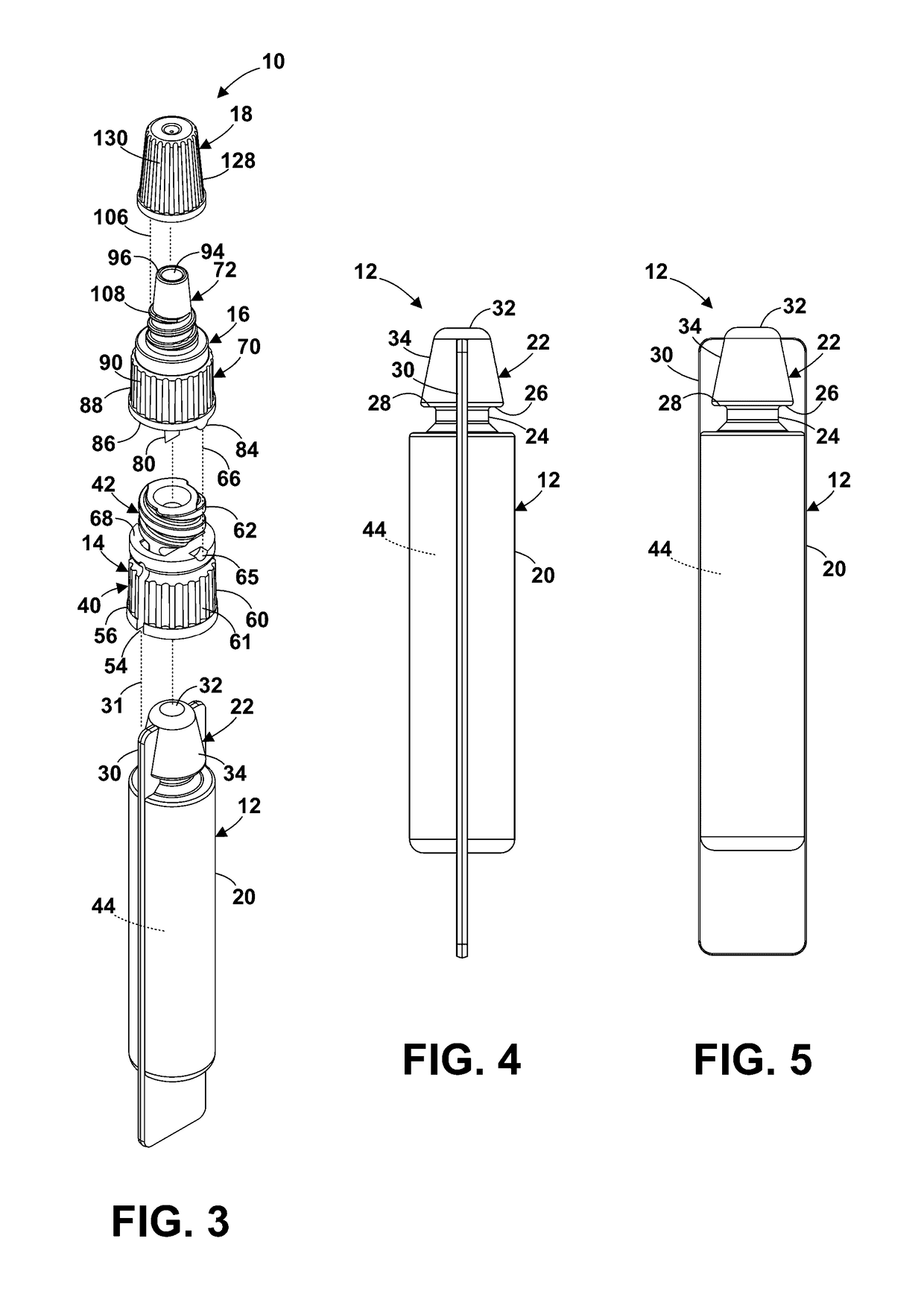 Delayed pierce, sealed container