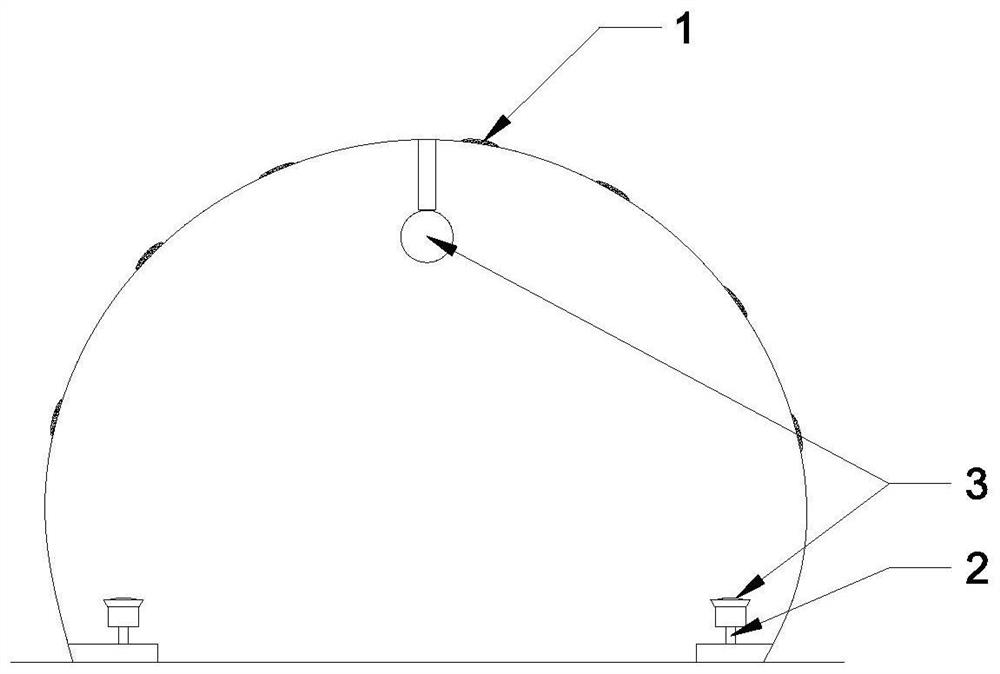 A method for synchronous monitoring of multi-point displacement of tunnel rock formation based on remote sensing technology