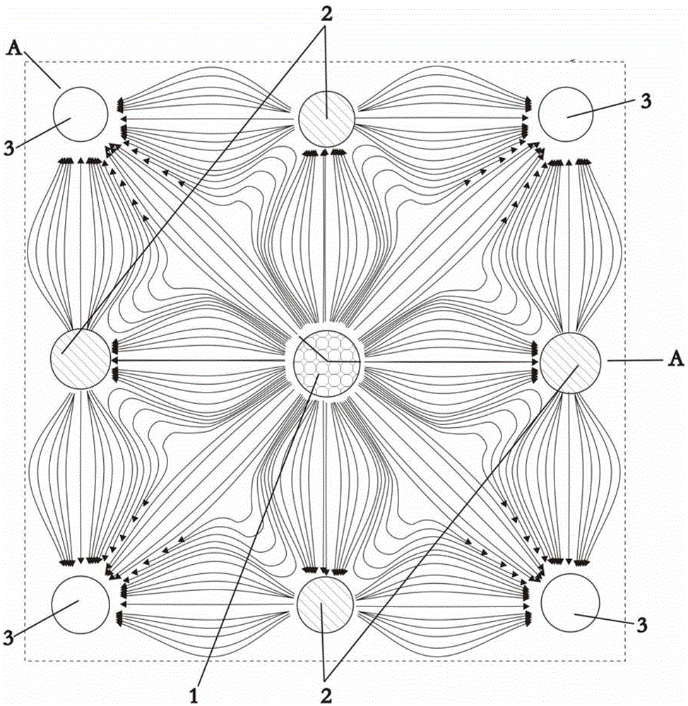 The Method of Reservoir Exploitation by Nanometer Magnetic Fluid Displacement and Its Well Pattern Structure