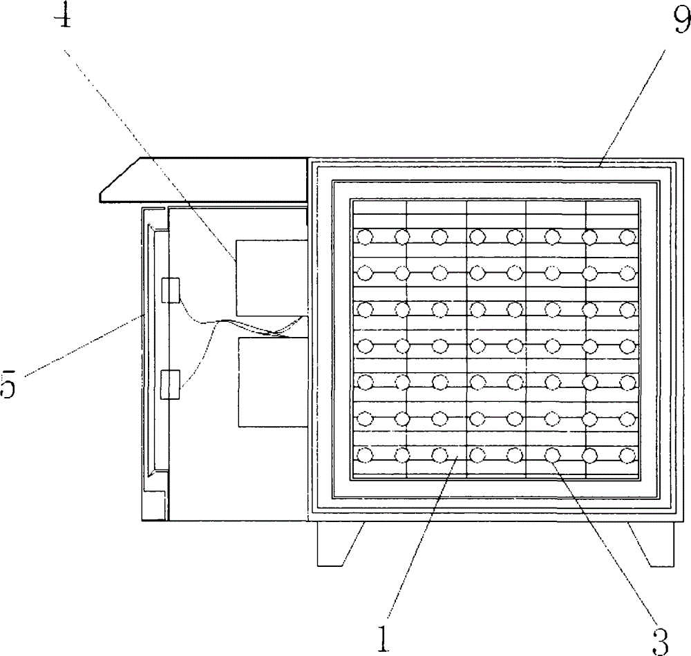 Photo-oxygen catalysis waste gas purifying device