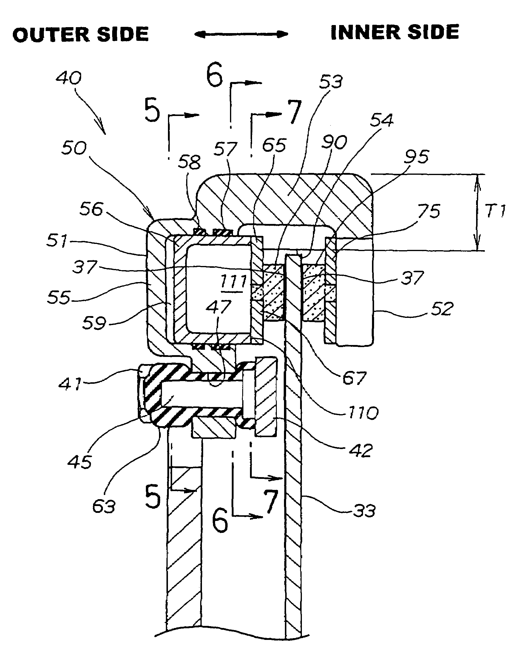 Disk brake unit for motorcycle